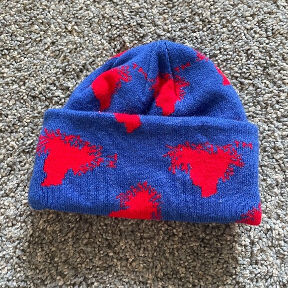 RYFP Blue Red Stretchable Fold Beanie - Picture 3 of 7